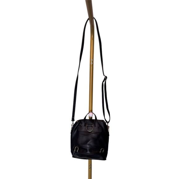 A New Day Women's Black Mini Backpack Purse Adjustable Straps - Picture 4 of 10